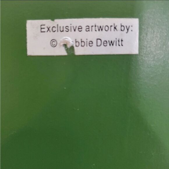 Wooden kitchen decor by Debbie DeWitt 20 LX 5 5w in green distresses wood paddle - Picture 11 of 11